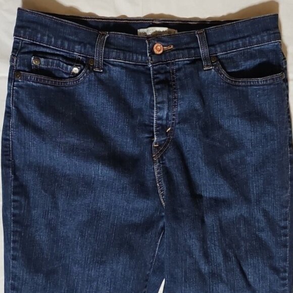 Levi's Perfectly Slimming Bootcut 512 Women's Denim Blue Jeans Unsized Used - Picture 4 of 15